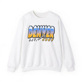 Denver "Golden Nuggets" Retro Basketball Crewneck Sweatshirt