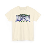 Minnesota "Timber Wolf" Retro Basketball T-Shirt